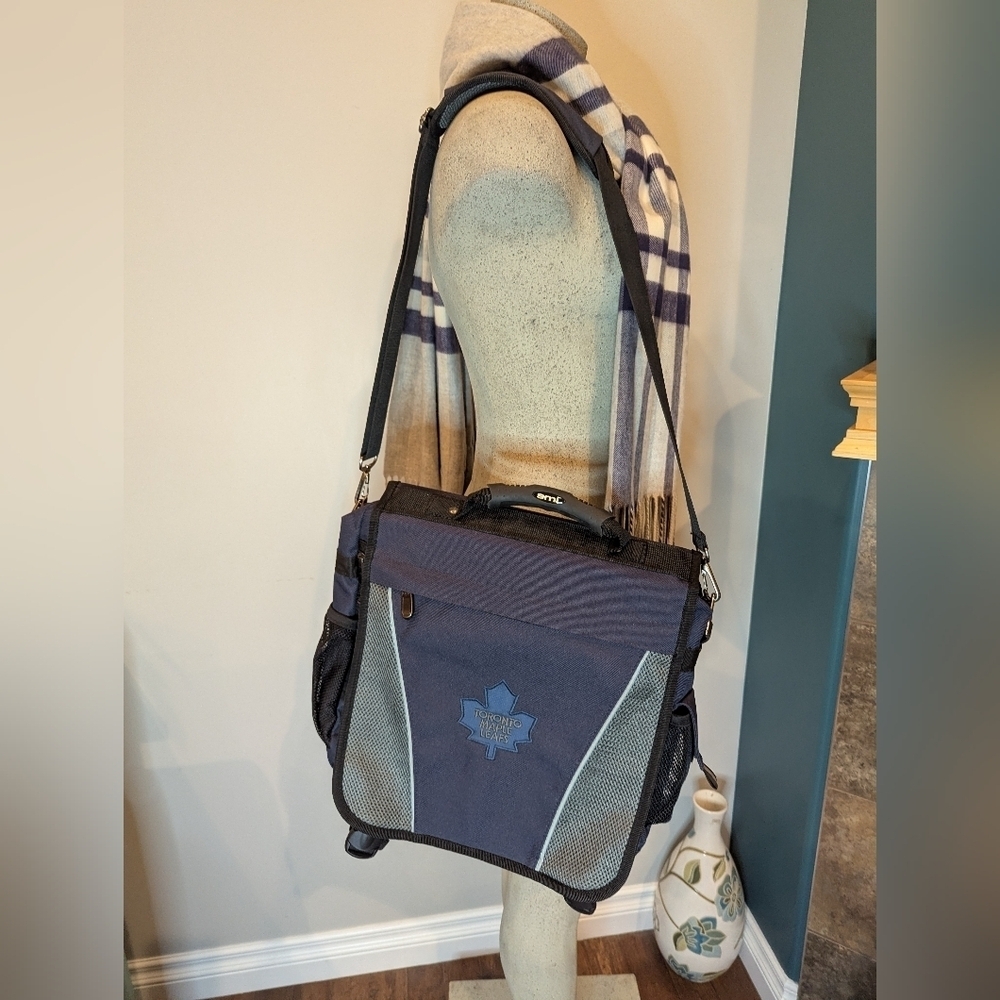 NHL Toronto Maple Leaf convertible backpack Messenger Bag